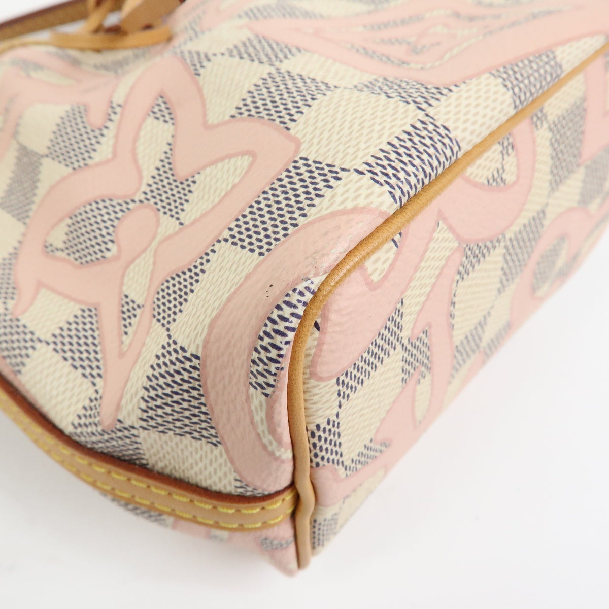 Louis Vuitton Noe Limited Edition Damier Tahitienne White Canvas Shoulder Bag Bag (Pre-Owned)