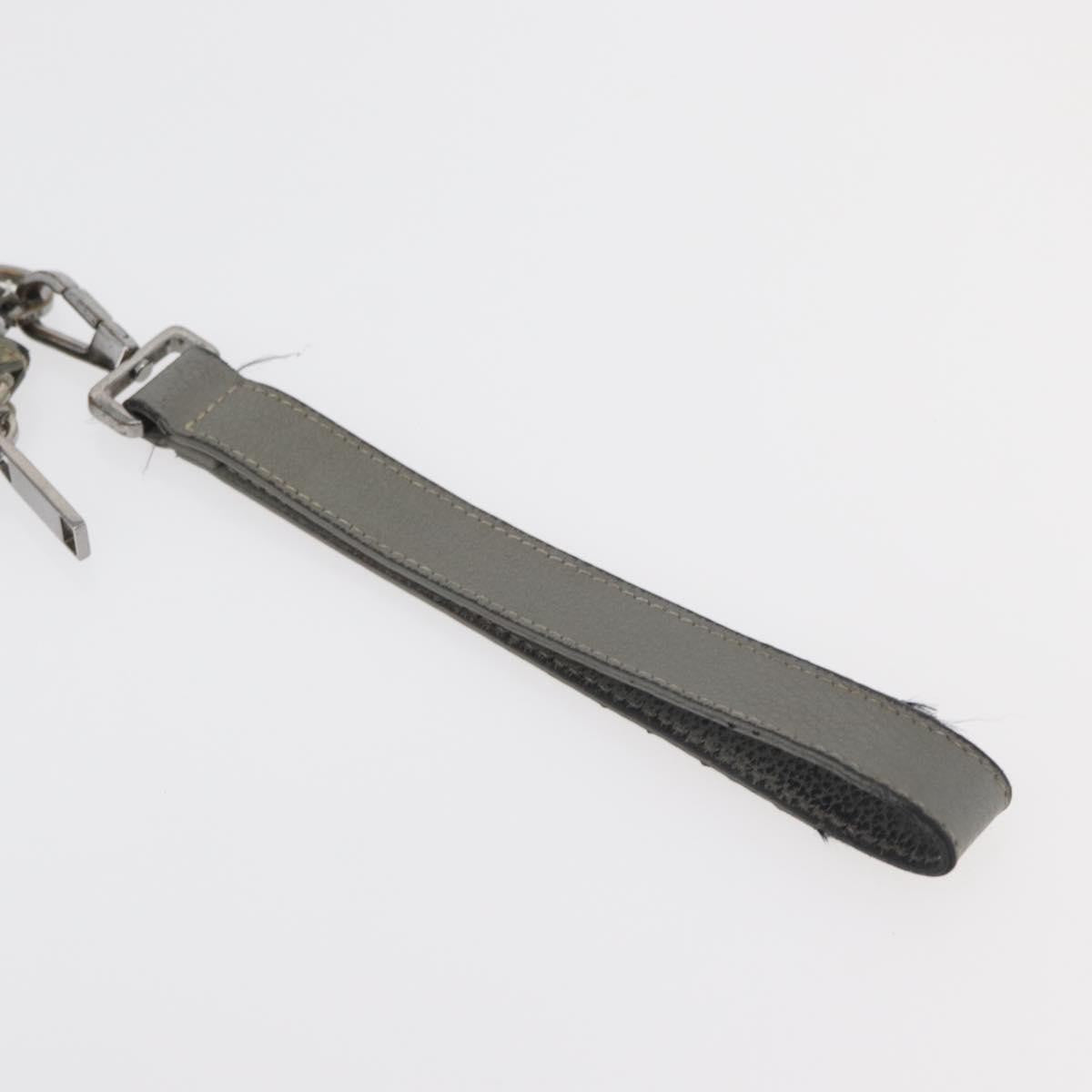 Christian Dior Clutch Leather Gray Leather Clutche & Pouche Bag (Pre-Owned)