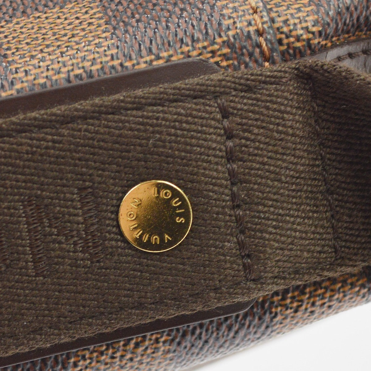 Louis Vuitton Trotteur Beaubourg Damier Brown Canvas Handbag (Pre-Owned)