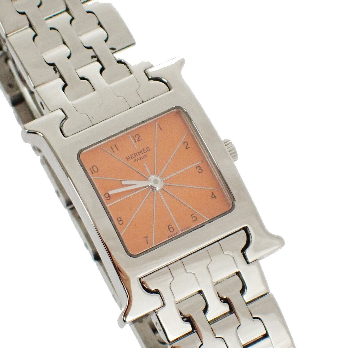 Hermes Heure H Quartz Stainless Steel Watch (Pre-Owned)