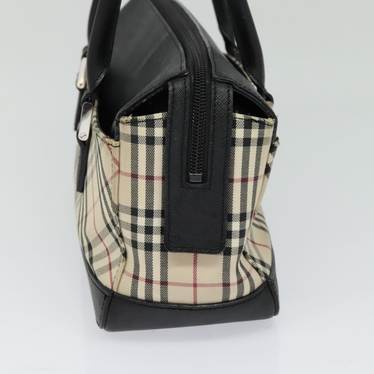 Burberry Nova Check Nova Check Canvas And Leather Beige Canvas Handbag (Pre-Owned)