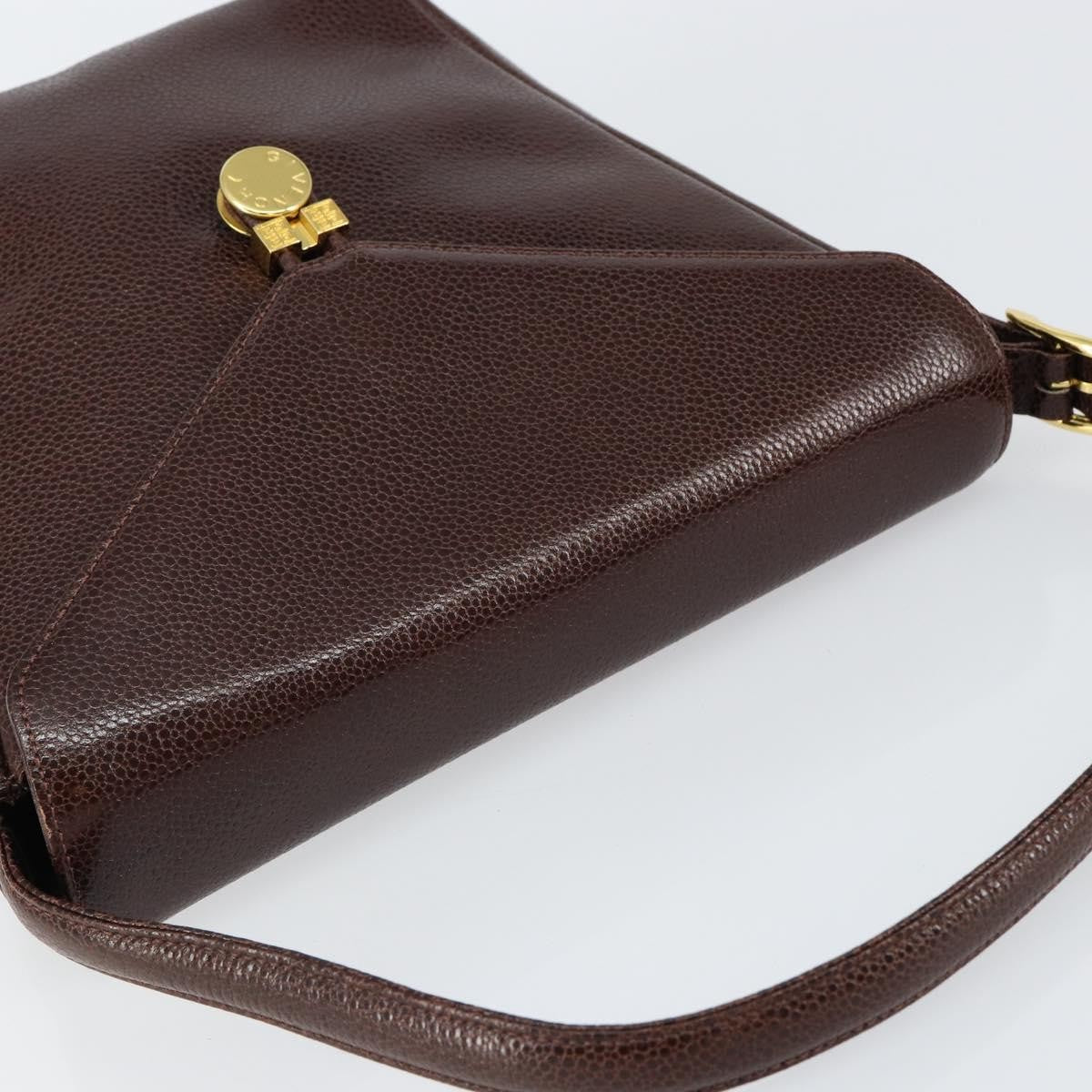 Givenchy Shoulder Leather Brown Leather Shoulder Bag Bag (Pre-Owned)