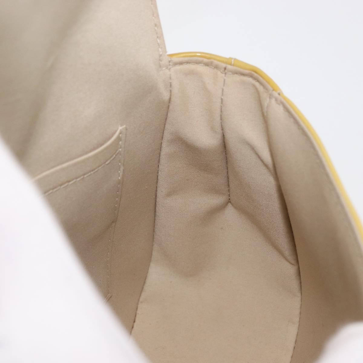 Louis Vuitton Bellflower Monogram Vernis Yellow Patent_Leather Shoulder Bag Bag (Pre-Owned)