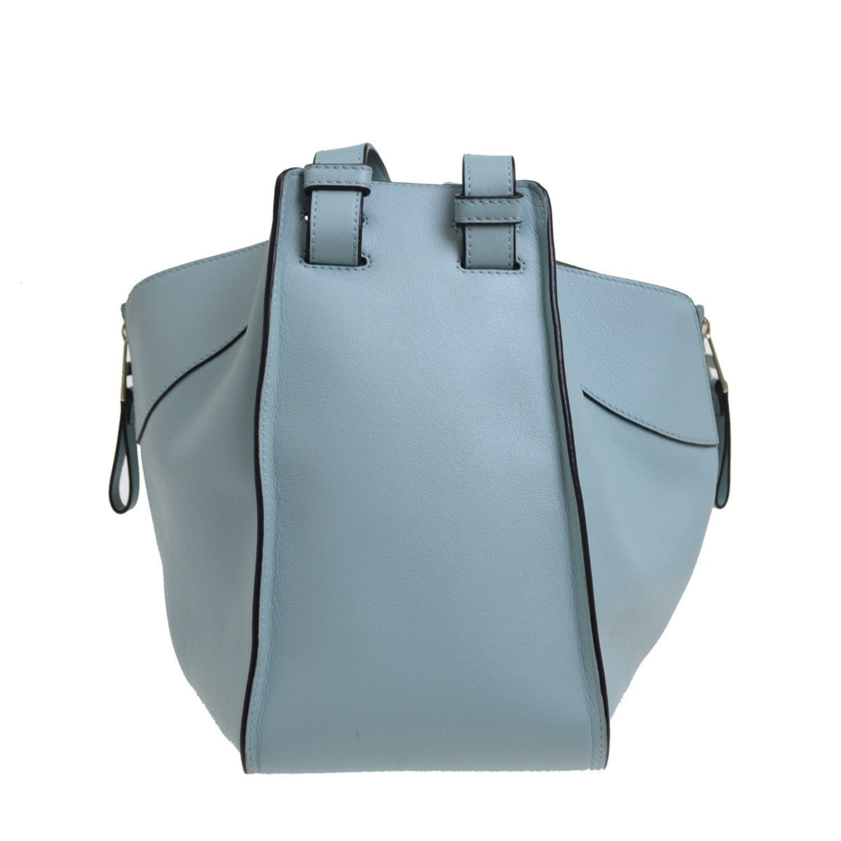 Loewe Hammock Leather Blue Leather Handbag (Pre-Owned)