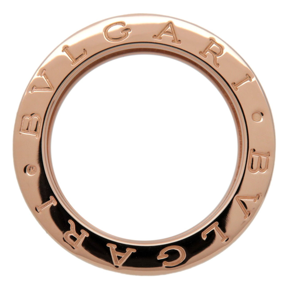 Bvlgari B.Zero1 One Band 18K Rose Gold Gold Rose_Gold Ring Jewelry (Pre-Owned)