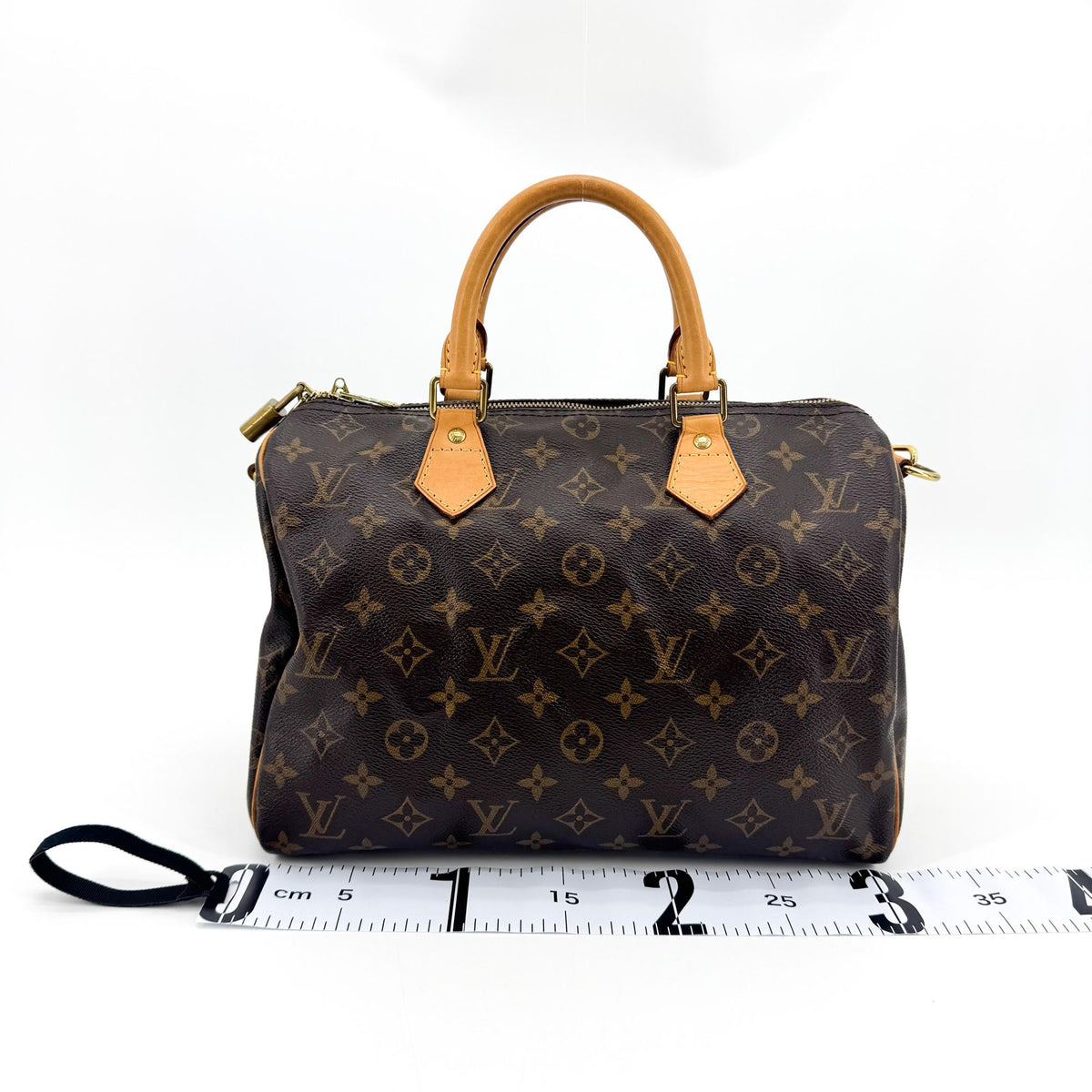 Louis Vuitton Speedy Bandouliere Monogram Canvas Brown Canvas Handbag (Pre-Owned)