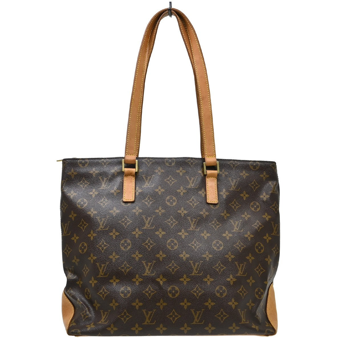 Louis Vuitton Cabas Mezzo Monogram Canvas Brown Canvas Tote Bag Bag (Pre-Owned)