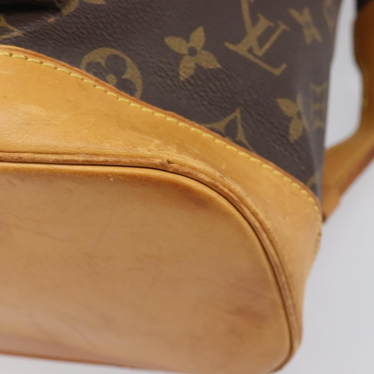 Louis Vuitton Vintage Montsouris Monogram Canvas Brown Canvas Backpack Bag (Pre-Owned)