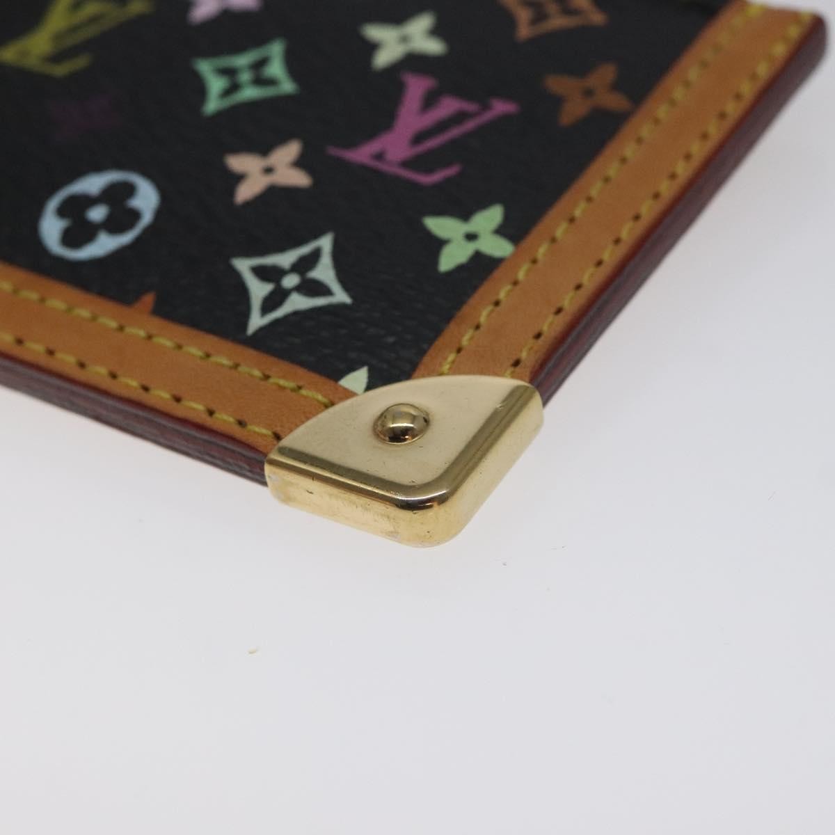 Louis Vuitton Pochette Clés Monogram Canvas Black Canvas Wallets Accessory (Pre-Owned)