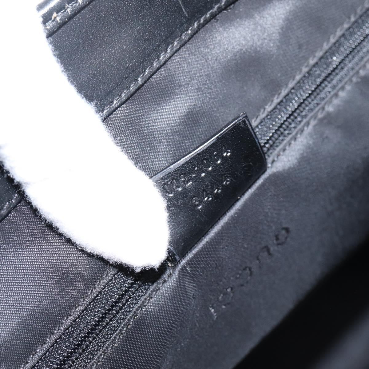 Gucci Jackie Leather Black Leather Tote Bag Bag (Pre-Owned)