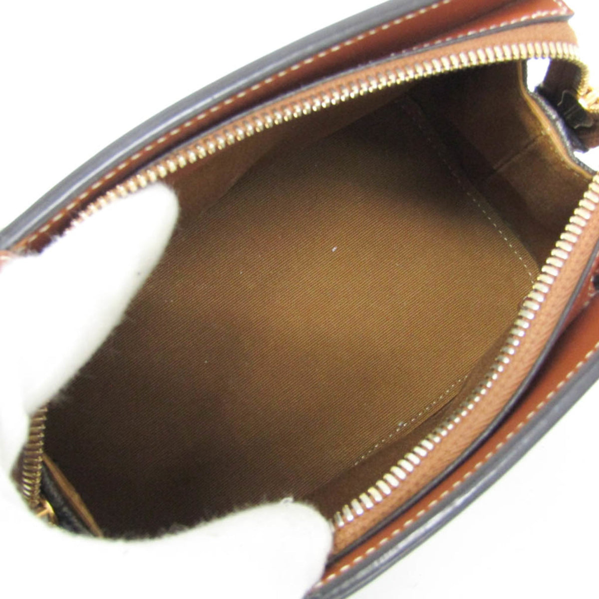 Celine Teen Cabas De France Triomphe Coated Canvas Brown Canvas Handbag (Pre-Owned)