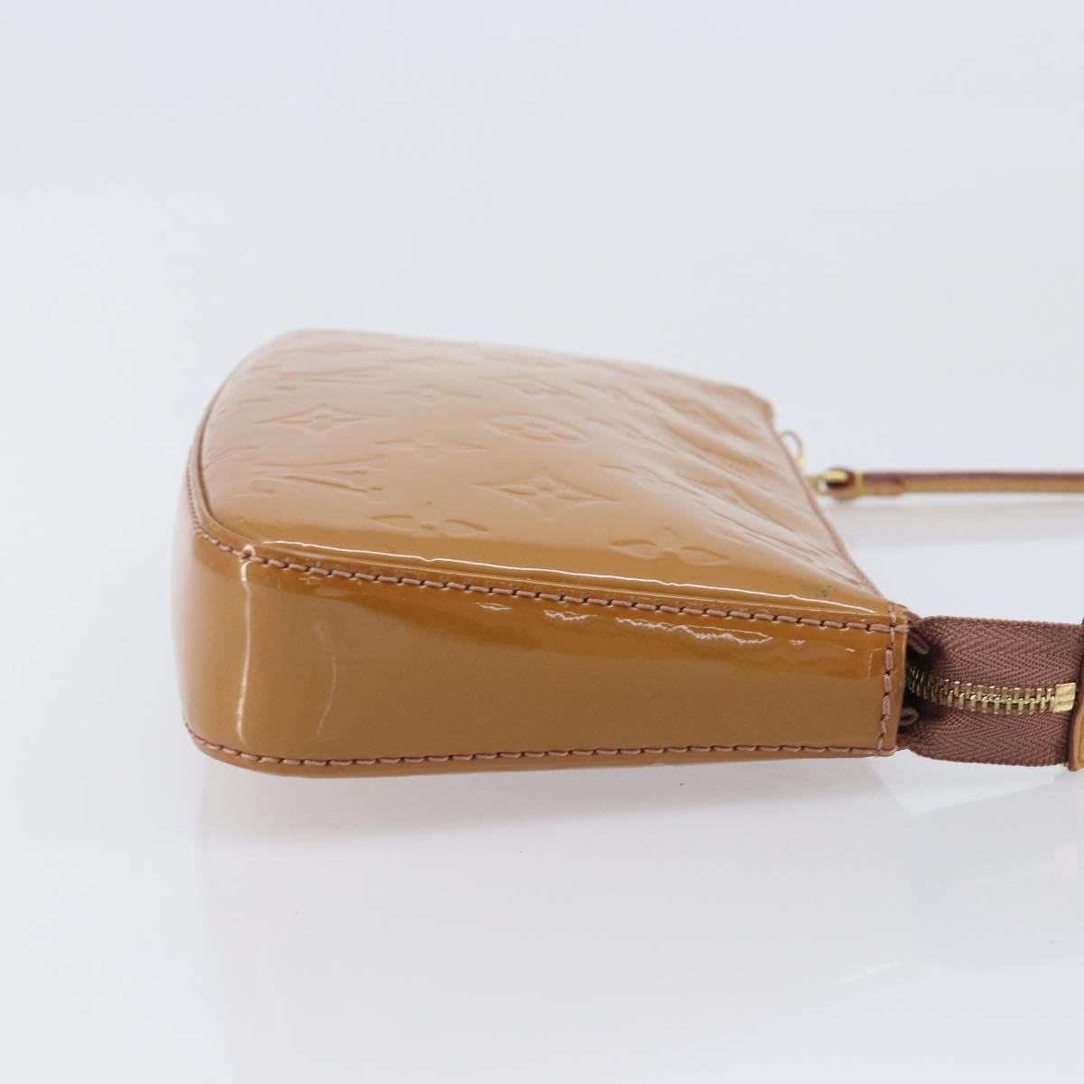 Louis Vuitton Pochette Accessoires Nm Monogram Vernis Brown Patent_Leather Clutche & Pouche Bag (Pre-Owned)