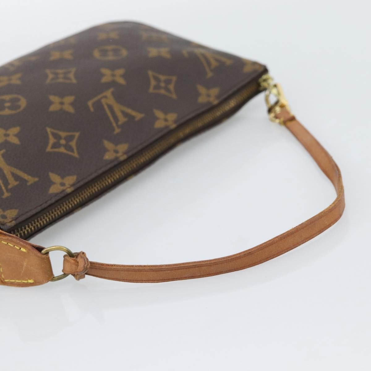 Louis Vuitton Pochette Accessoires Yayoi Kusama Painted Dots Monogram Canvas Brown Canvas Clutche & Pouche Bag (Pre-Owned)