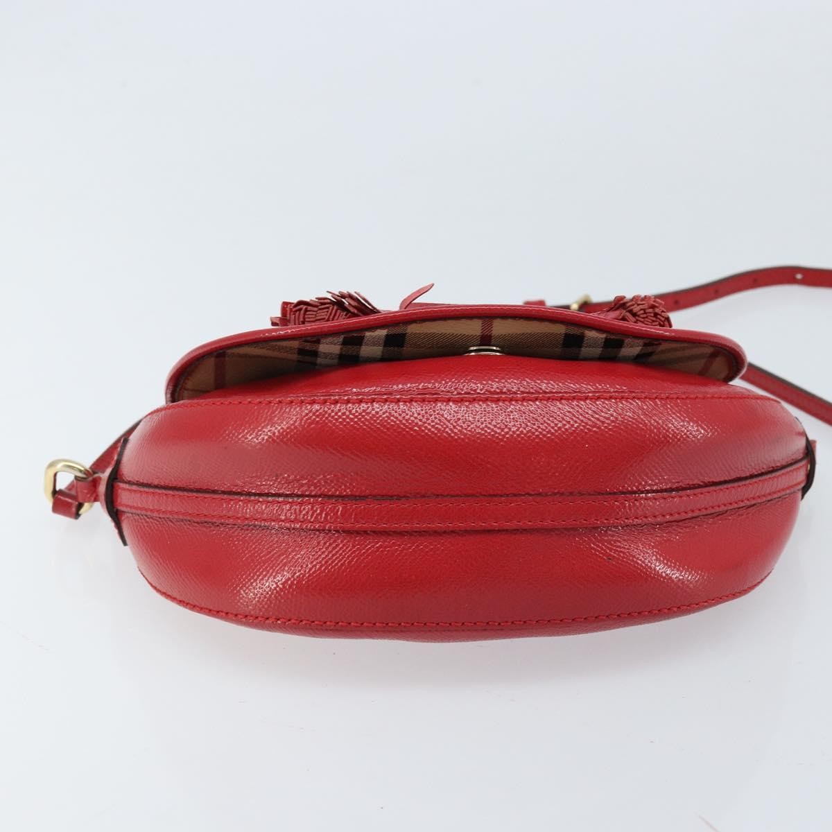Burberry Maydown Haymarket Coated Canvas And Leather Beige Canvas Shoulder Bag Bag (Pre-Owned)