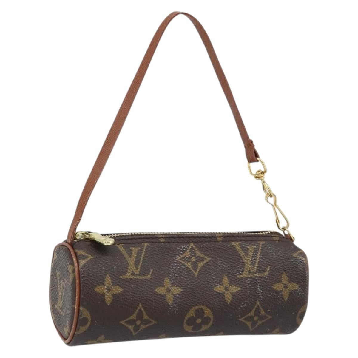 Louis Vuitton Papillon Pochette Monogram Canvas Brown Canvas Clutche & Pouche Bag (Pre-Owned)