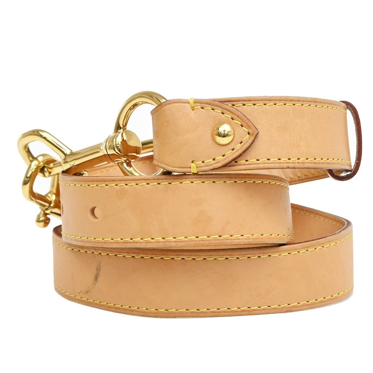 Louis Vuitton Shoulder Strap Leather Brown Leather Straps Accessory (Pre-Owned)