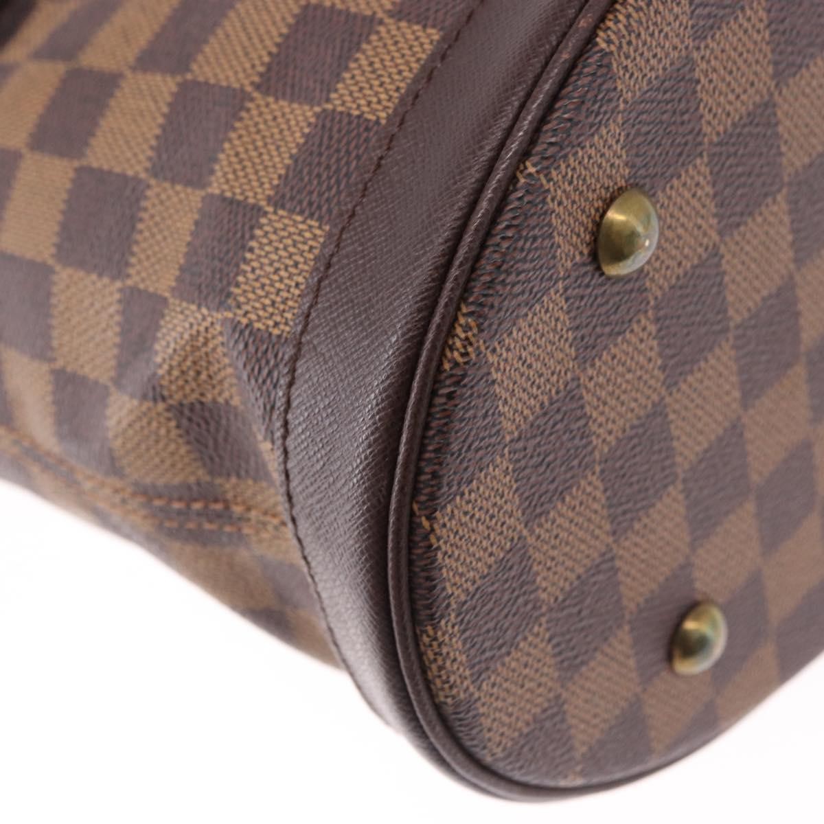 Louis Vuitton Marais Bucket Damier Ebene Brown Canvas Shoulder Bag Bag (Pre-Owned)