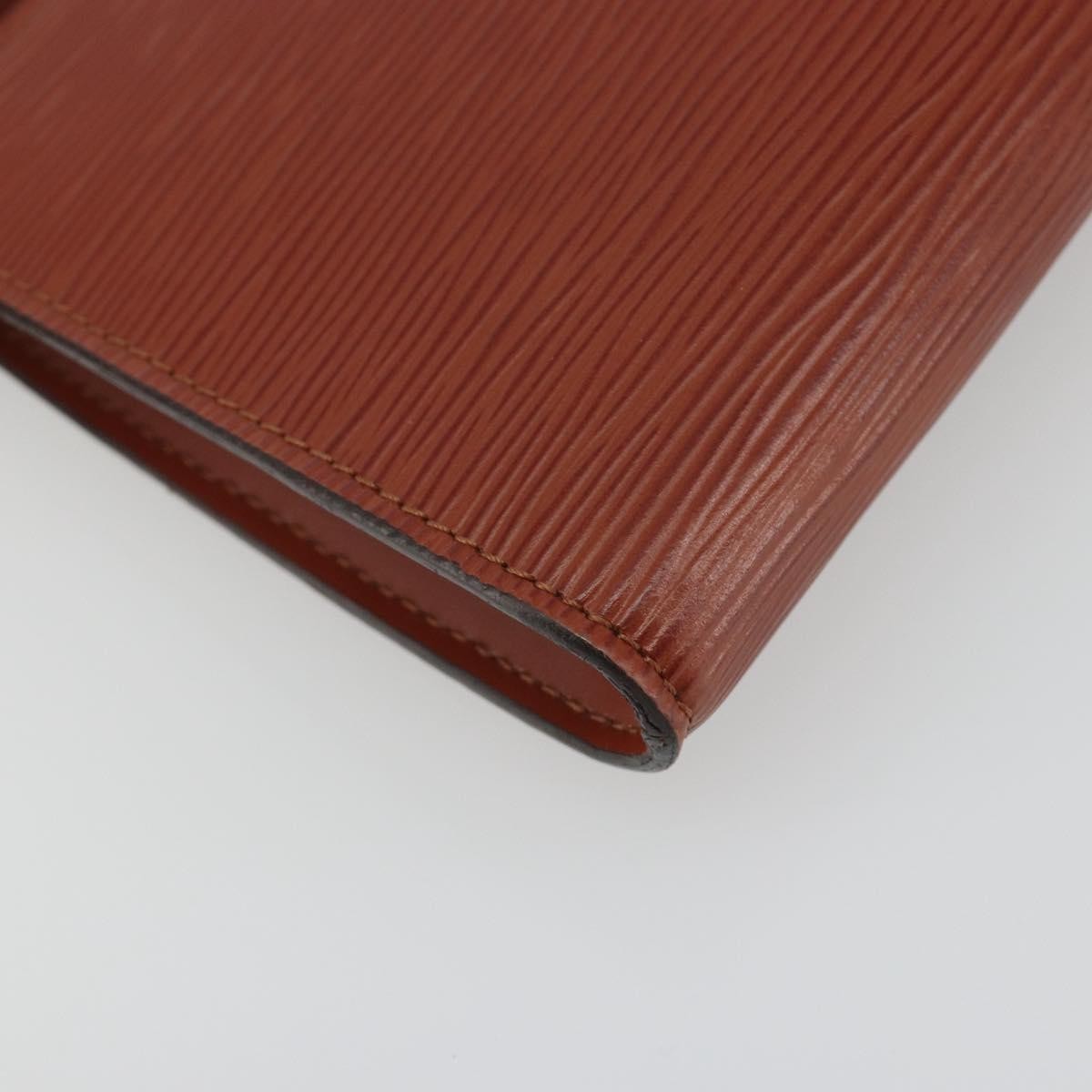 Louis Vuitton Pochette Accessoires Epi Leather Brown Leather Clutche & Pouche Bag (Pre-Owned)