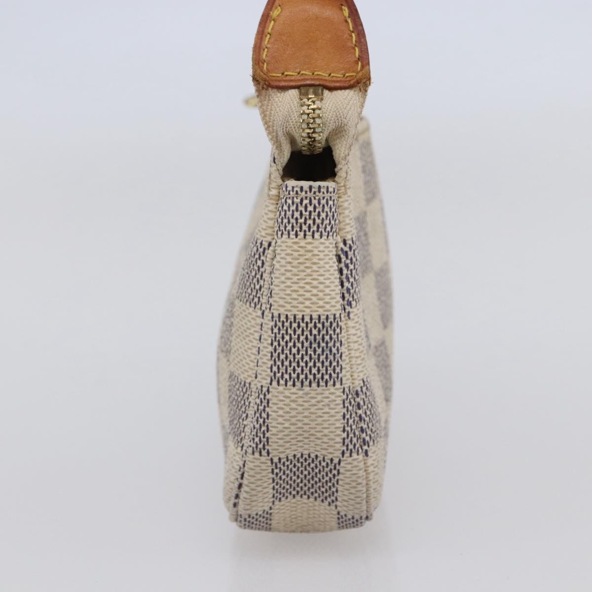 Louis Vuitton Mini Pochette Damier Beige Canvas Clutche & Pouche Bag (Pre-Owned)