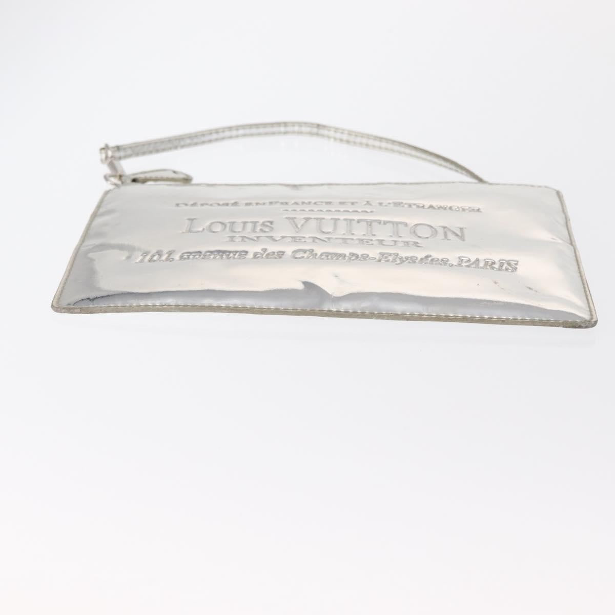 Louis Vuitton Pochette Clutch Monogram Miroir Pvc Silver Pvc Clutche & Pouche Bag (Pre-Owned)