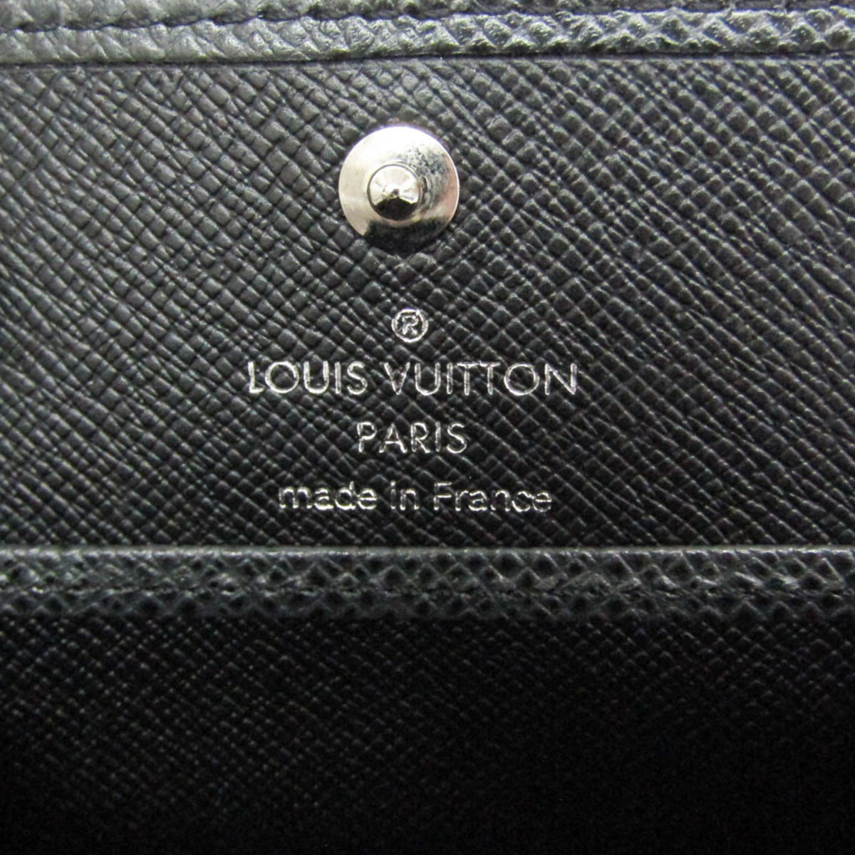 Louis Vuitton Porte Monnaie Boite Leather Black Leather Wallets Accessory (Pre-Owned)