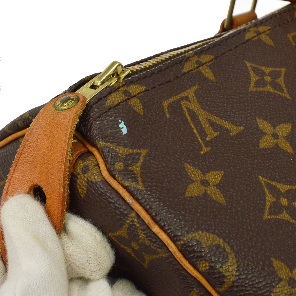 Louis Vuitton Speedy Monogram Canvas Brown Canvas Handbag (Pre-Owned)