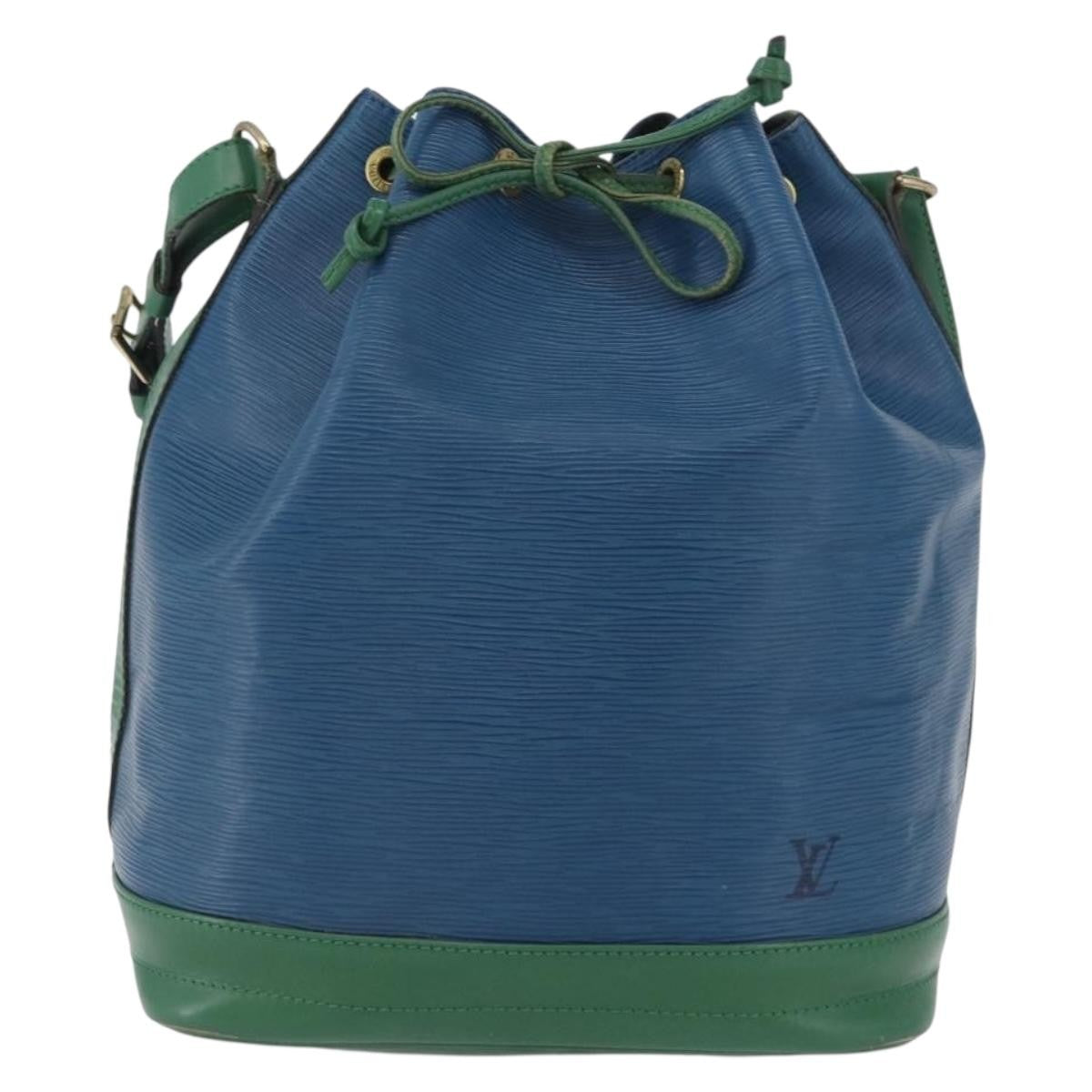 Louis Vuitton Bicolor Noe Epi Leather Blue Leather Shoulder Bag Bag (Pre-Owned)