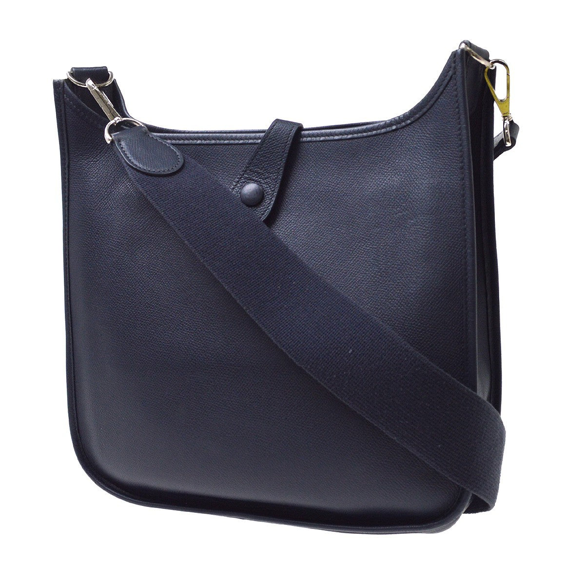 Hermes Evelyne Bag Gen I Epsom Navy Leather Handbag (Pre-Owned)