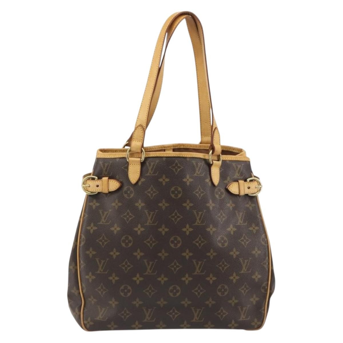 Louis Vuitton Batignolles Monogram Canvas Brown Canvas Shoulder Bag Bag (Pre-Owned)