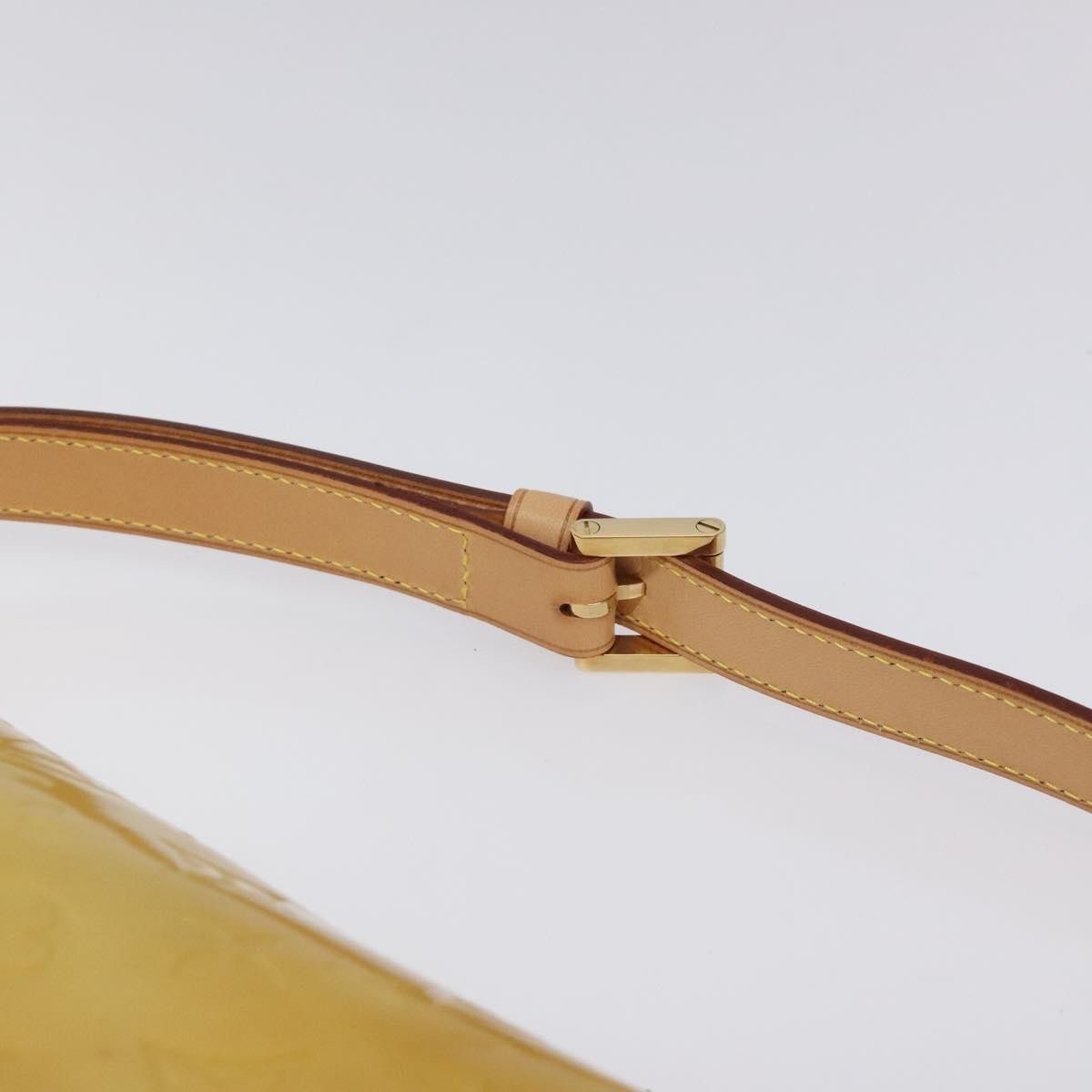 Louis Vuitton Thompson Street Monogram Vernis Beige Patent_Leather Shoulder Bag Bag (Pre-Owned)
