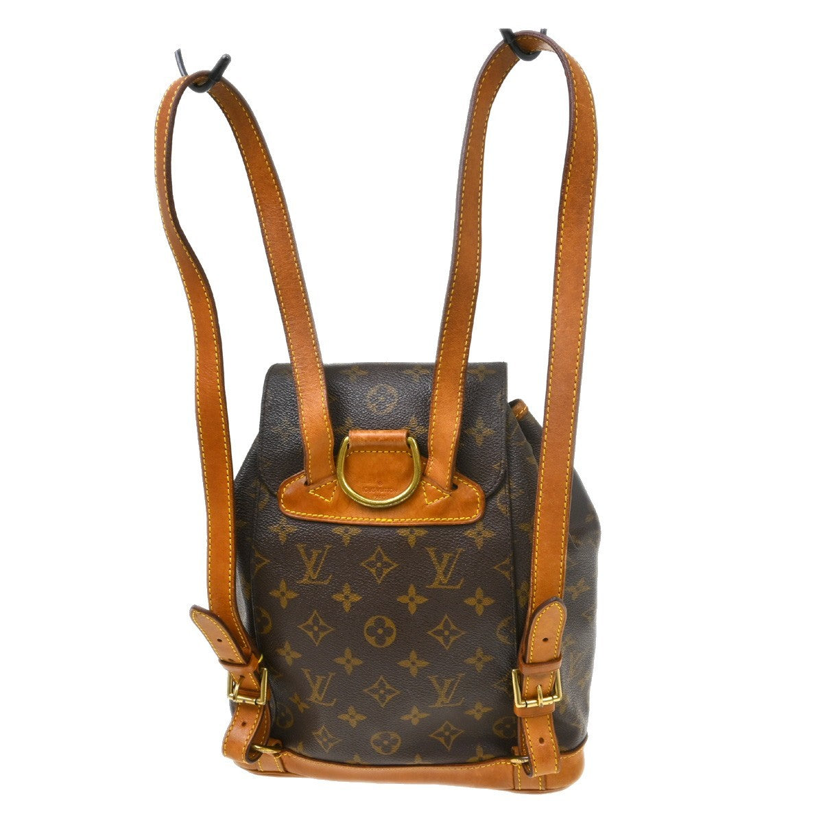 Louis Vuitton Vintage Montsouris Monogram Canvas Brown Canvas Backpack Bag (Pre-Owned)
