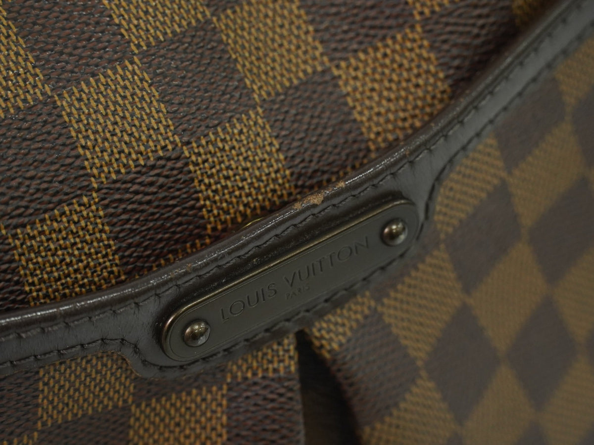 Louis Vuitton Bloomsbury Damier Ebene Brown Canvas Shoulder Bag Bag (Pre-Owned)
