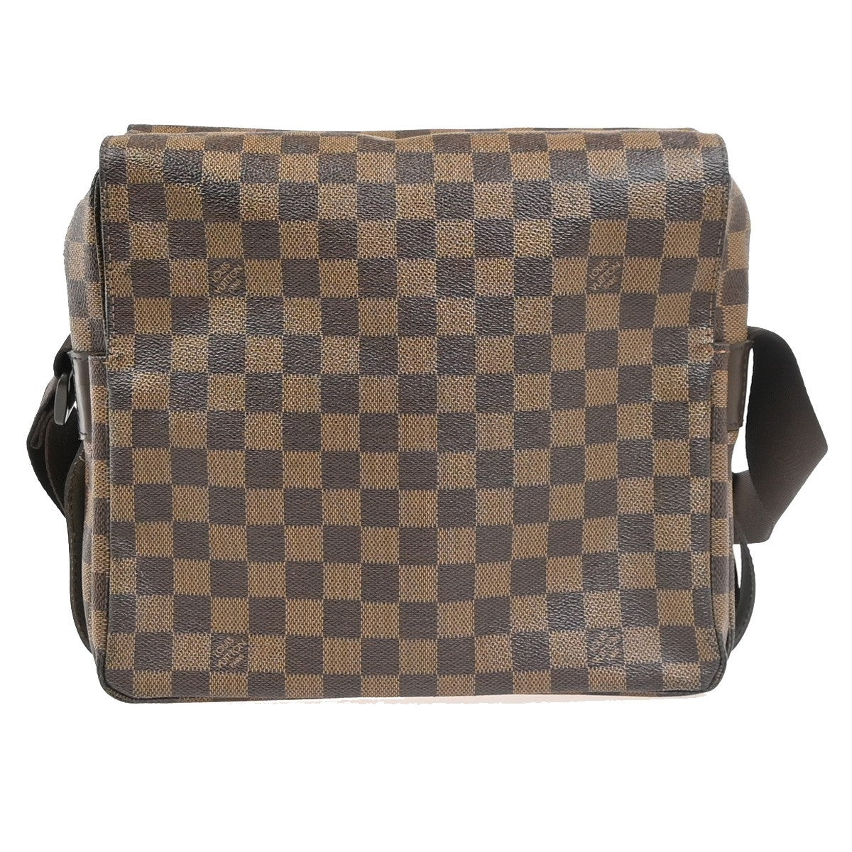 Louis Vuitton Naviglio Damier Ebene Brown Canvas Shoulder Bag Bag (Pre-Owned)