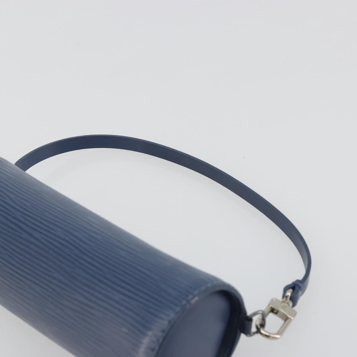 Louis Vuitton Soufflot Pochette Epi Leather Blue Leather Clutche & Pouche Bag (Pre-Owned)