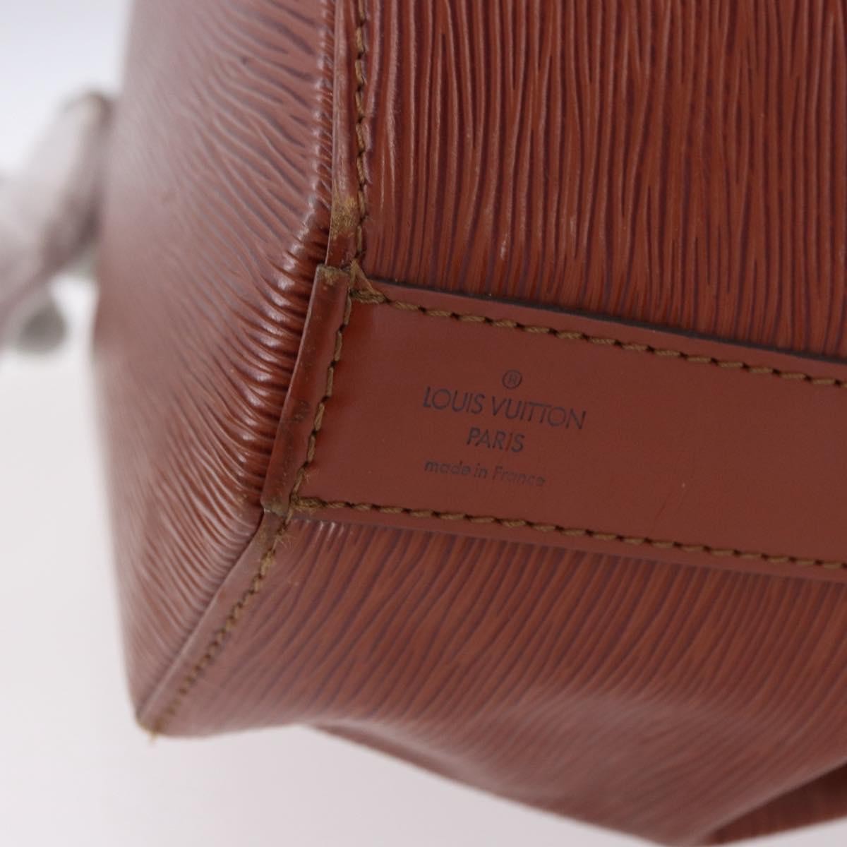Louis Vuitton Vintage Sac D'epaule Epi Leather Brown Leather Shoulder Bag Bag (Pre-Owned)