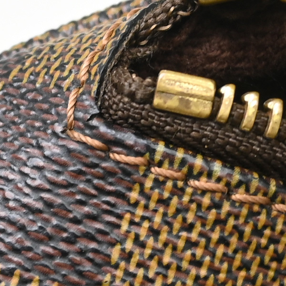 Louis Vuitton Melville Waist Damier Brown Canvas Handbag (Pre-Owned)