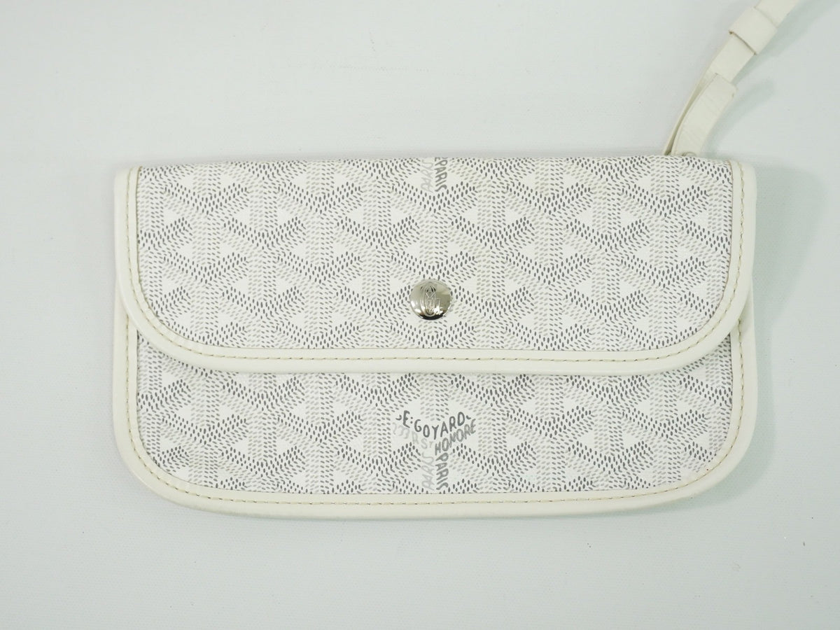 Goyard Artois Coated Canvas White Canvas Tote Bag Bag (Pre-Owned)
