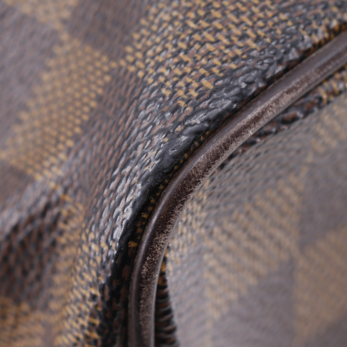 Louis Vuitton Saleya Damier Brown Canvas Handbag (Pre-Owned)