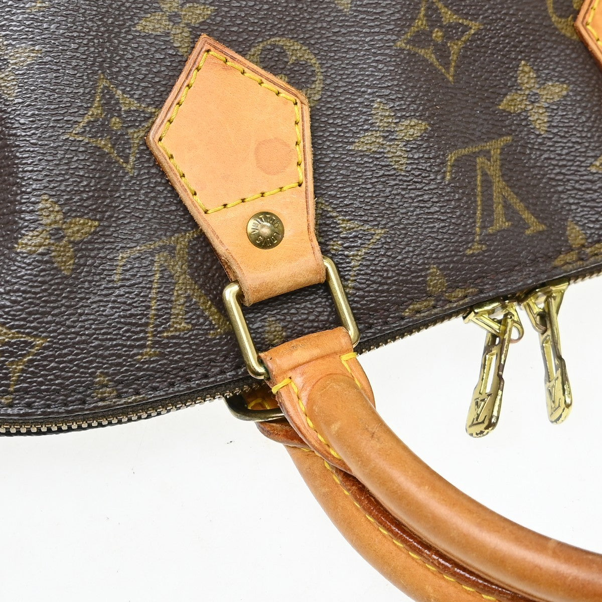 Louis Vuitton Alma Monogram Canvas Brown Canvas Handbag (Pre-Owned)