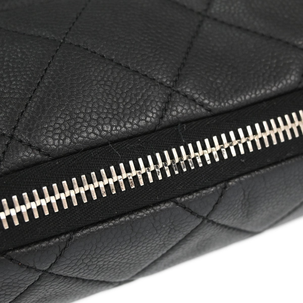 Chanel Timeless Cc Expandable Quilted Caviar Black Leather Tote Bag Bag (Pre-Owned)