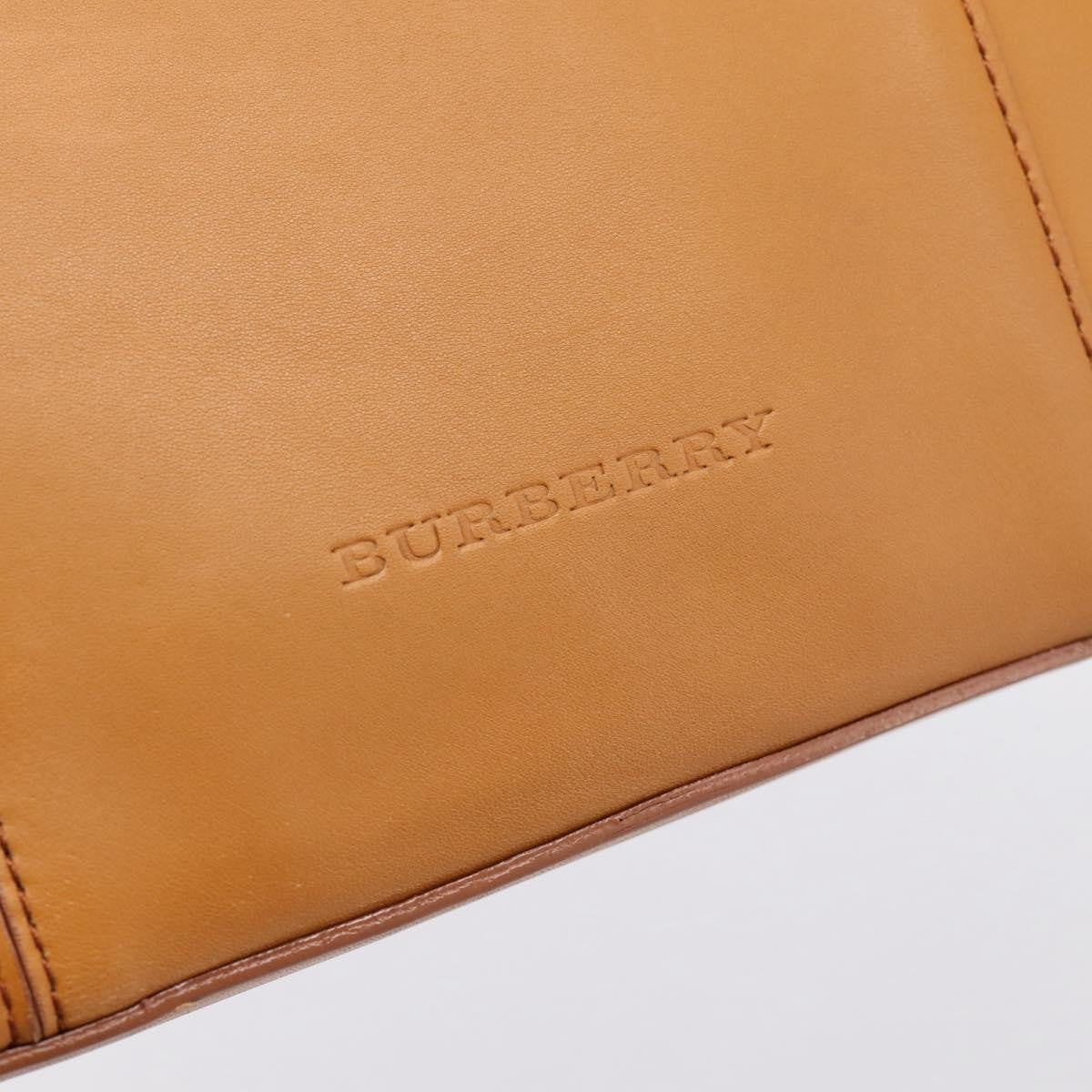 Burberry Handbag Leather Brown Leather Handbag (Pre-Owned)