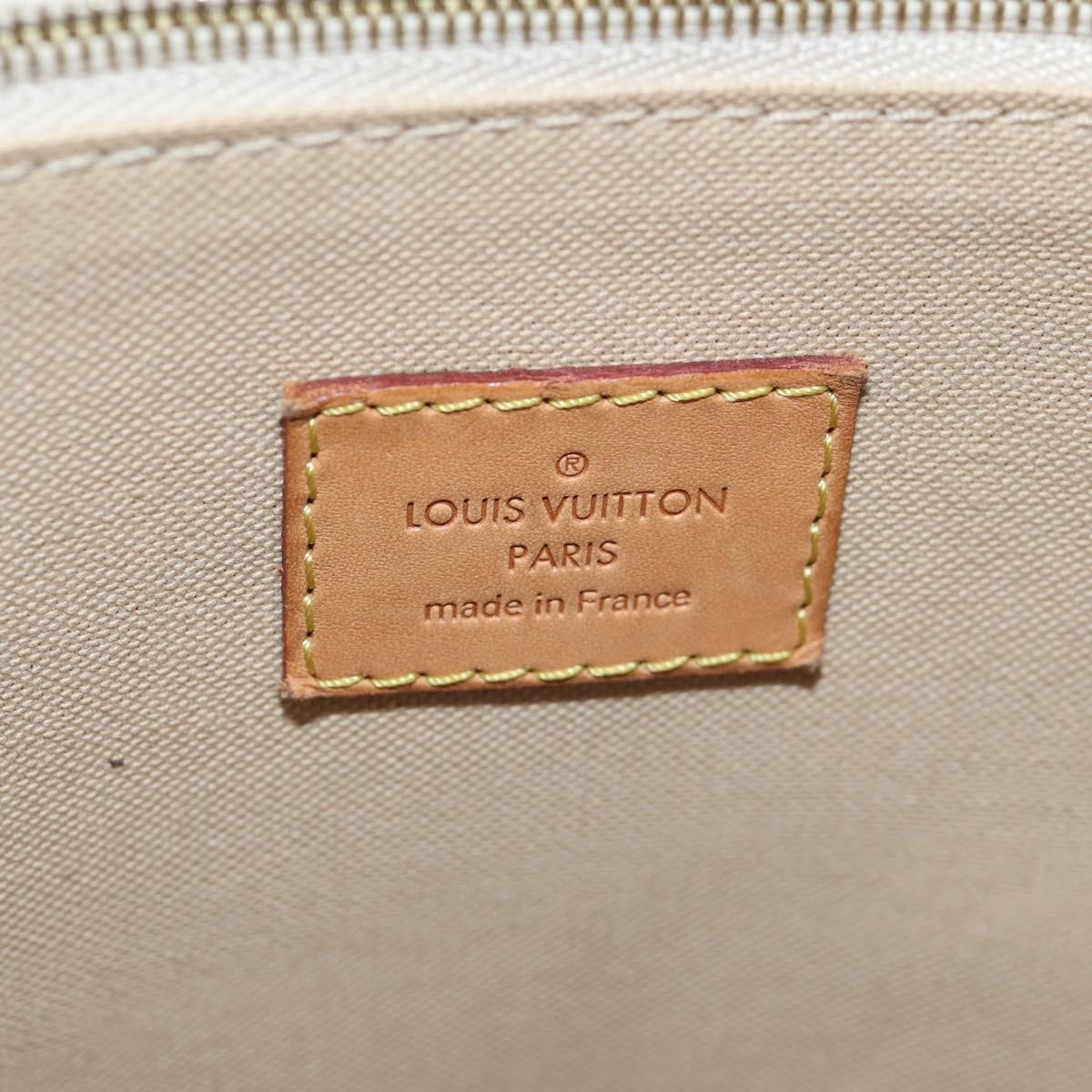 Louis Vuitton Soffi Damier Ebene White Canvas Handbag (Pre-Owned)
