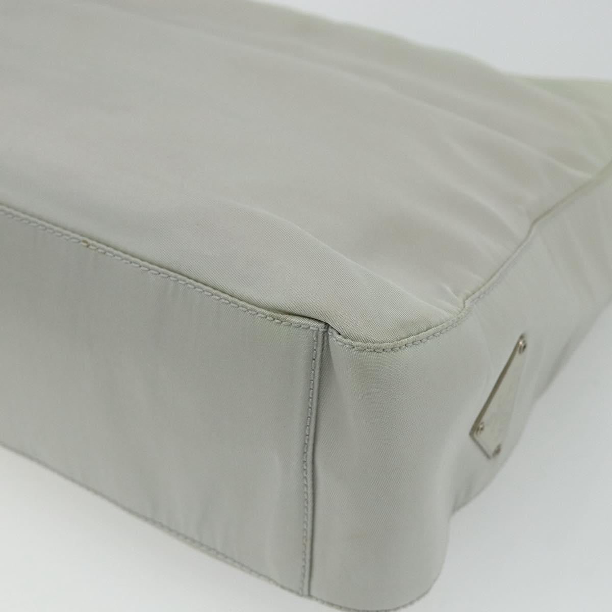 Prada Resin Handle Tessuto Clear Nylon Shoulder Bag Bag (Pre-Owned)