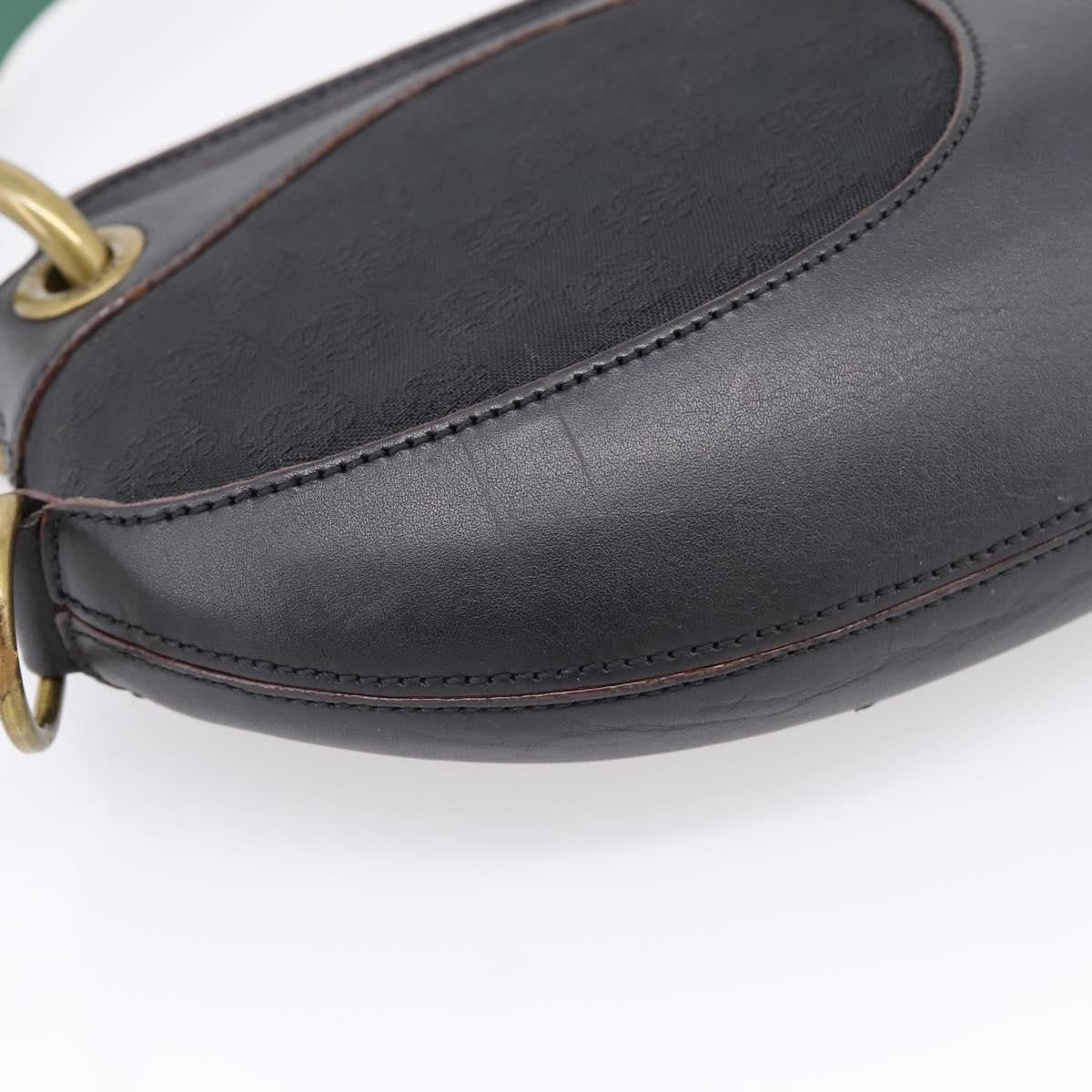 Loewe Vintage Leather Black Leather Shoulder Bag Bag (Pre-Owned)