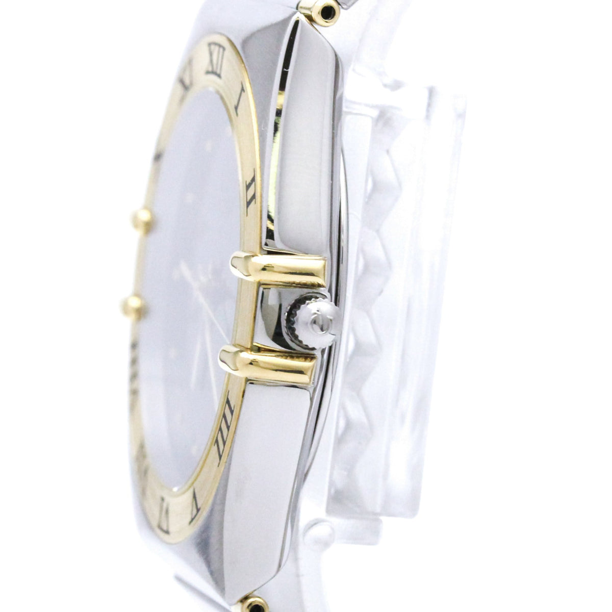Omega Constellation Quartz Stainless Steel And Yellow Gold Watch (Pre-Owned)