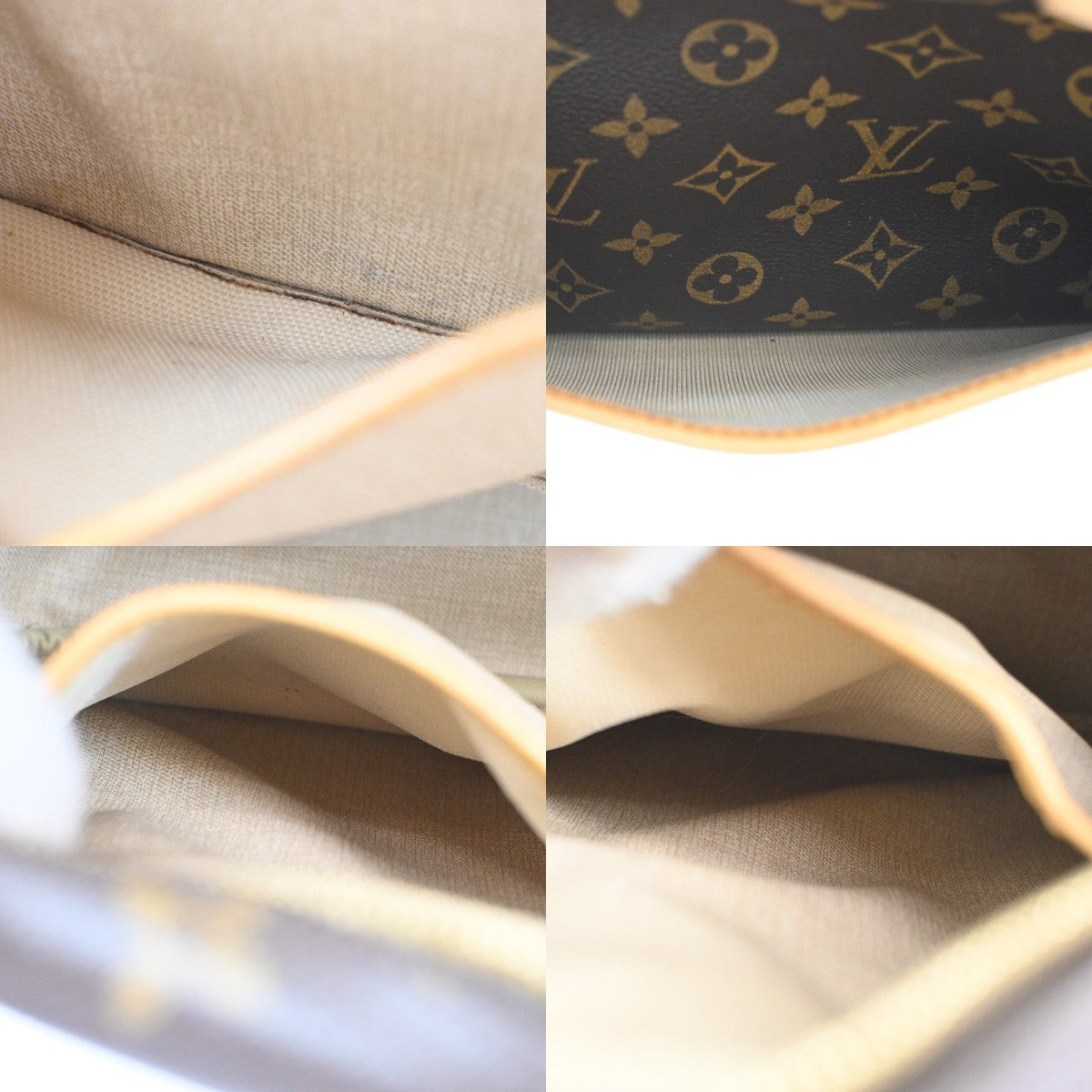 Louis Vuitton Trouville Monogram Canvas Brown Canvas Handbag (Pre-Owned)