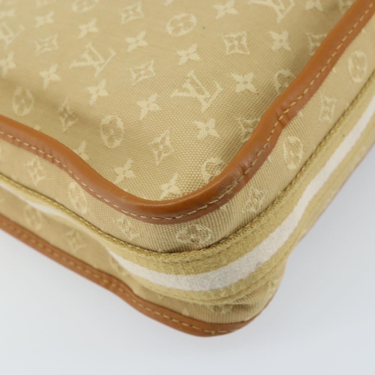 Louis Vuitton Mary Kate Messenger Mini Lin Beige Canvas Shoulder Bag Bag (Pre-Owned)
