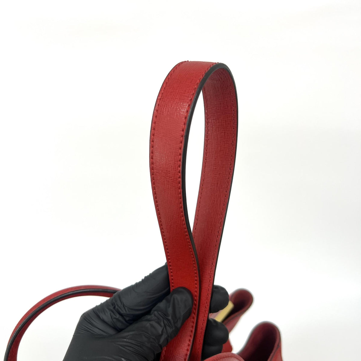 Fendi 2Jours Bag Patent Red Leather Handbag (Pre-Owned)