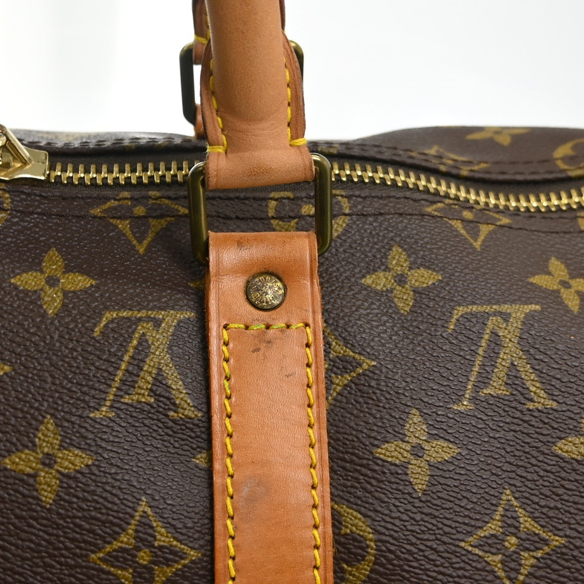 Louis Vuitton Keepall Monogram Canvas Brown Canvas Travel Bag Bag (Pre-Owned)