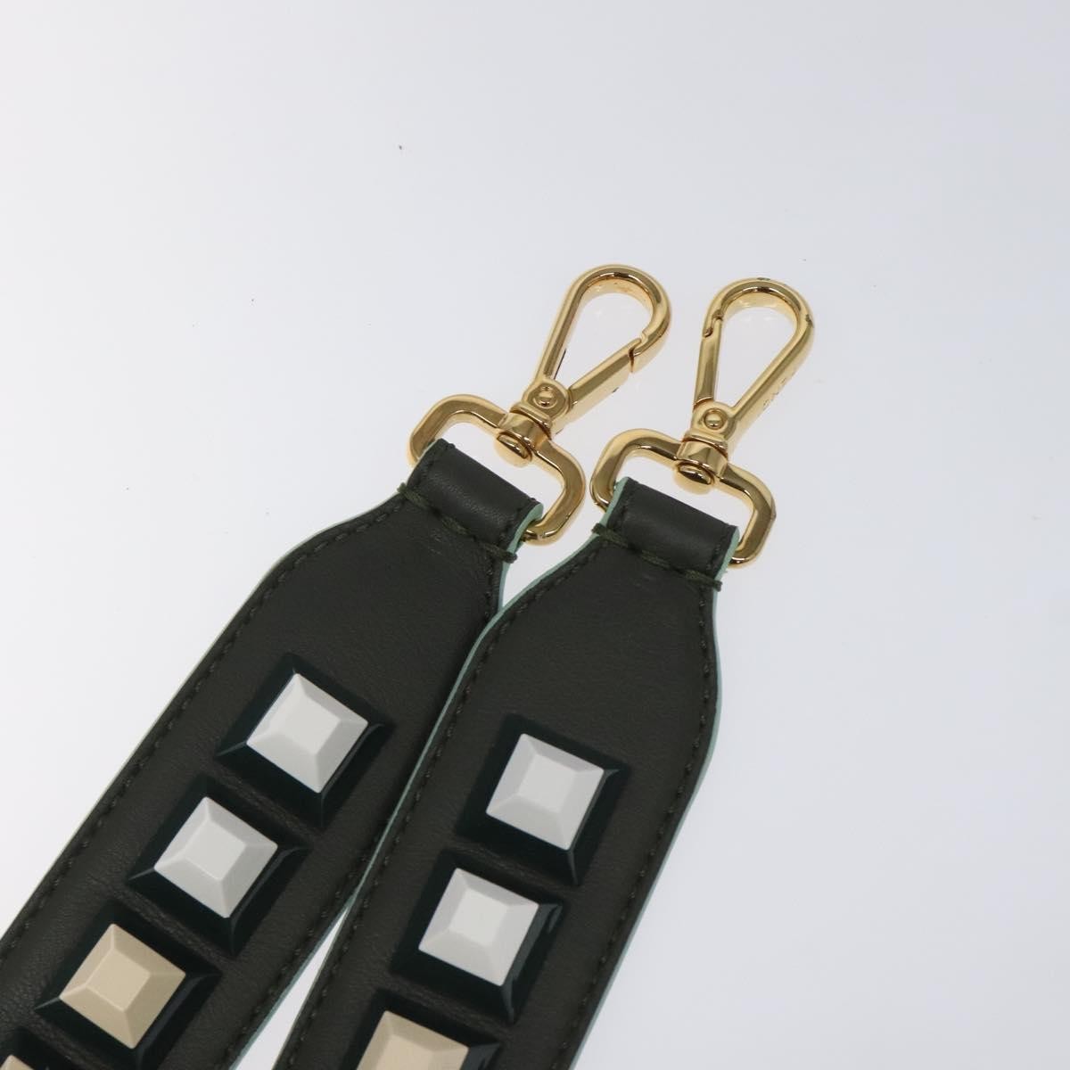 Fendi Strap You Shoulder Strap Leather Green Leather Straps Accessory (Pre-Owned)